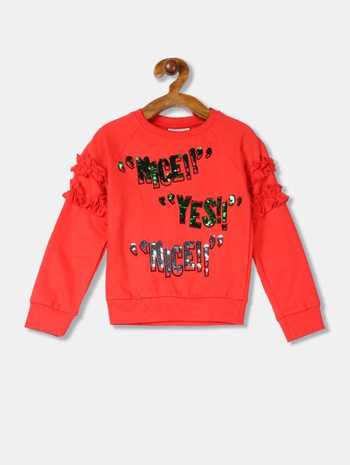 red sequined sweatshirt - 17951445 - Very Small Image - 1