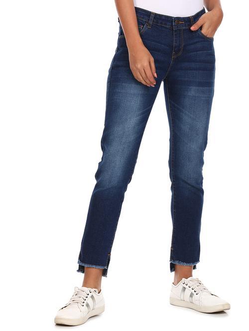 mid rise stone washed jeans - 17951473 - Very Small Image - 1