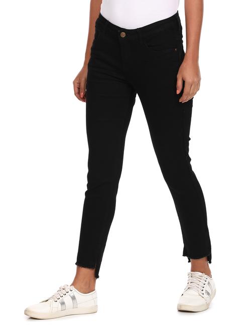 mid rise plain denim jeans - 17951474 - Very Small Image - 1