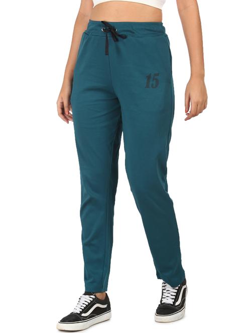drawstring waist solid track pant - 17951495 - Very Small Image - 1