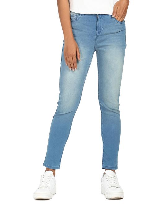 mid rise stone washed jean - 17951963 - Very Small Image - 1