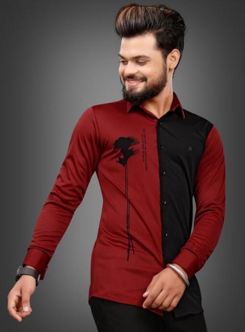 red cotton shirt - 17952073 - Very Small Image - 1