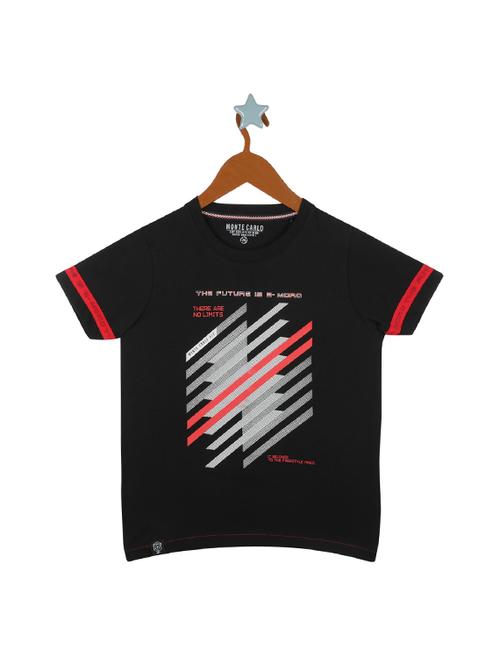 round neck printed t-shirt - 17952393 - Very Small Image - 1