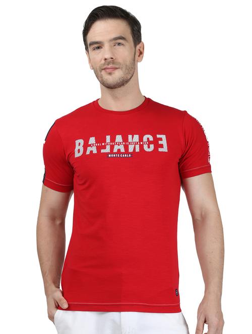 red printed t-shirt - 17952698 - Very Small Image - 1
