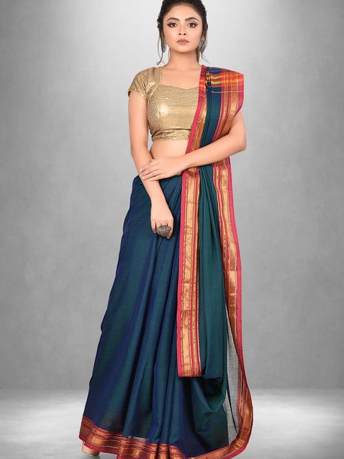 cotton silk zari border - 17956021 - Very Small Image - 1