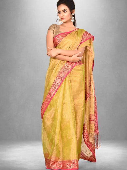 tissue silk benarasi border - 17956050 - Very Small Image - 1