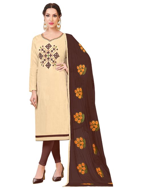 embroidered unstitched suit set - 17956579 - Very Small Image - 1