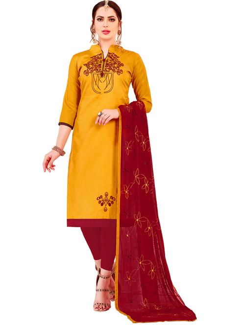 embroidered unstitched suit set - 17956590 - Very Small Image - 1