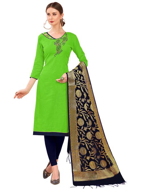 embellished unstitched suit set - 17956682 - Very Small Image - 1