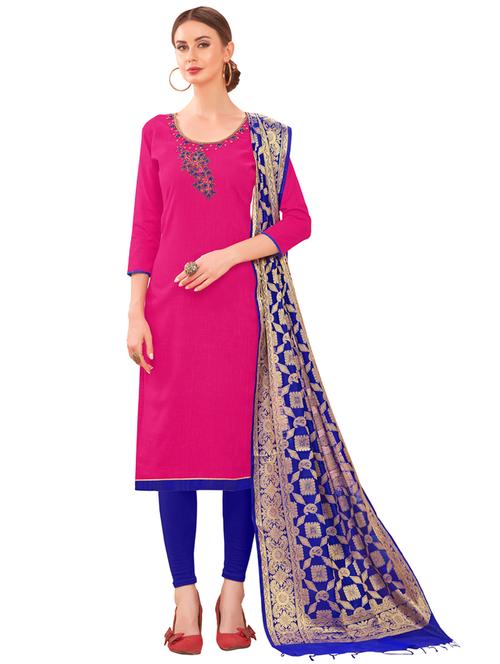 embellished unstitched suit set - 17956683 - Very Small Image - 1