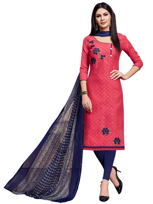 embroidered unstitched suit set - 17956694 - Very Small Image - 1