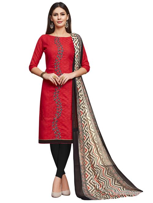 embroidered unstitched suit set - 17956698 - Very Small Image - 1