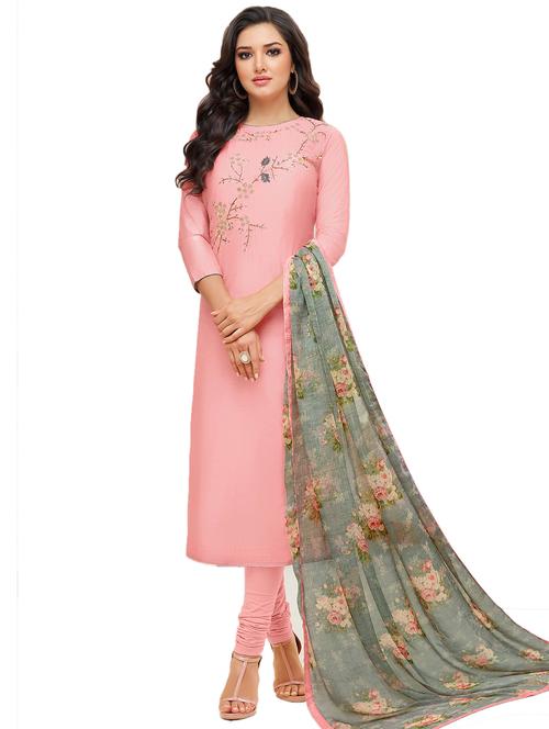 embellished unstitched suit set - 17956909 - Very Small Image - 1