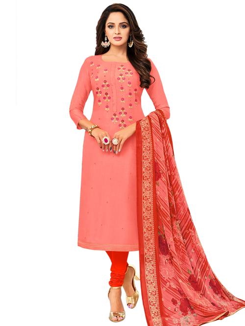 embroidered unstitched suit set - 17956916 - Very Small Image - 1