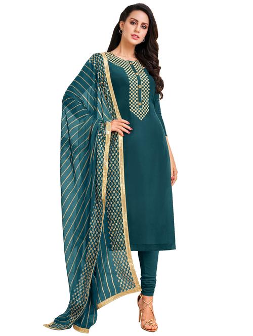 embroidered unstitched suit set - 17956925 - Very Small Image - 1