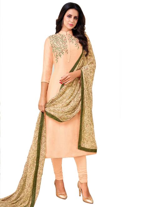 embroidered unstitched suit set - 17956926 - Very Small Image - 1