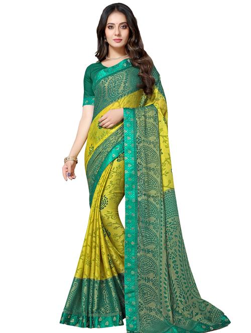 self design woven saree with blouse - 17958209 - Very Small Image - 1