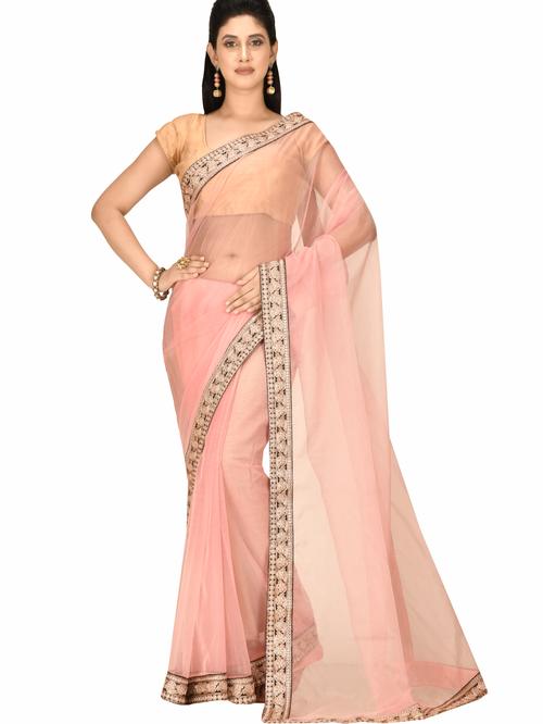 chanderi silk heavy border - 17958499 - Very Small Image - 1