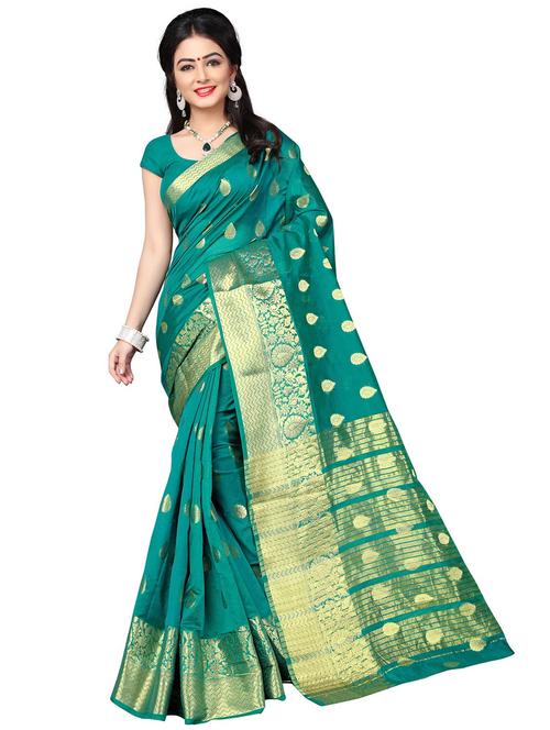 jacquard work woven saree - 17958650 - Very Small Image - 1