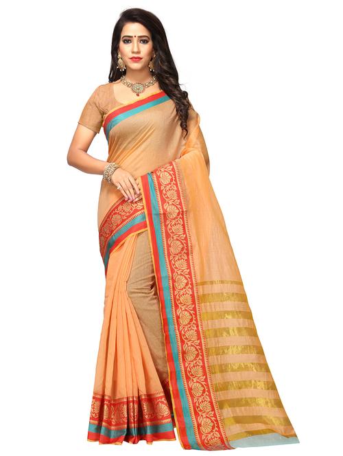 jacquard work woven saree - 17958685 - Very Small Image - 1
