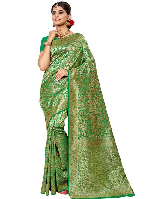 jacquard work woven saree - 17958694 - Very Small Image - 1