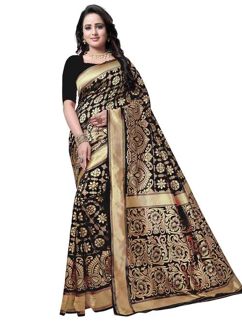 jacquard work woven saree with blouse - 17958718 - Very Small Image - 1