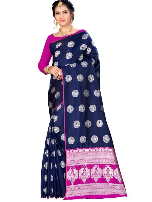 jacquard work woven saree - 17958757 - Very Small Image - 1