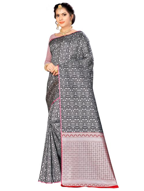 jacquard work woven saree - 17958759 - Very Small Image - 1