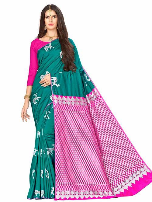 jacquard work woven saree - 17958796 - Very Small Image - 1