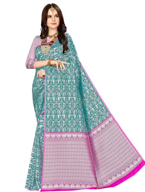 jacquard work woven saree - 17958826 - Very Small Image - 1