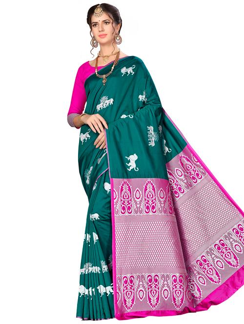 jacquard work woven saree - 17958858 - Very Small Image - 1
