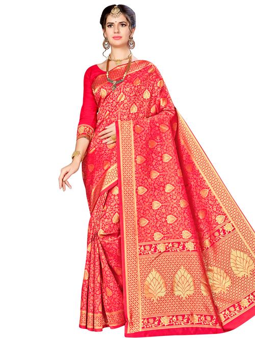 jacquard work woven saree - 17958882 - Very Small Image - 1