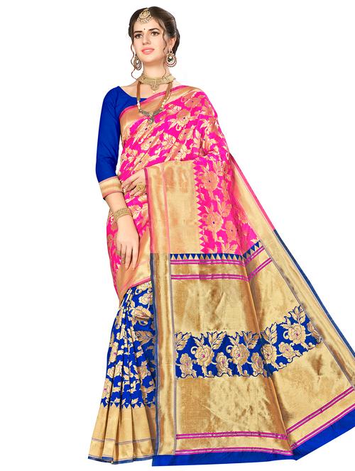 jacquard work woven saree - 17958907 - Very Small Image - 1