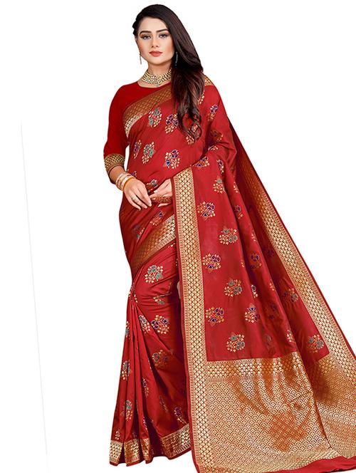 self design woven saree - 17958952 - Very Small Image - 1