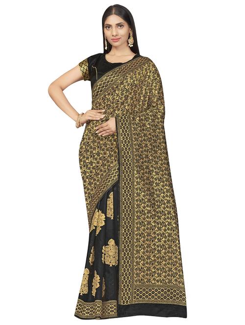 jacquard work woven saree - 17959069 - Very Small Image - 1