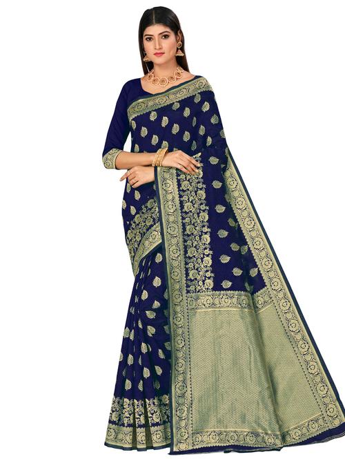 jacquard work woven saree - 17959104 - Very Small Image - 1