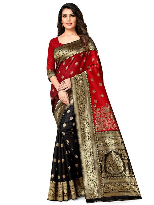 jacquard work woven saree - 17959175 - Very Small Image - 1