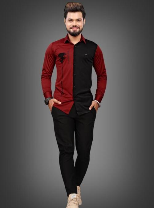 red cotton shirt - 17959486 - Very Small Image - 1