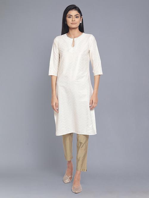 women's straight kurta - 17960379 - Very Small Image - 1