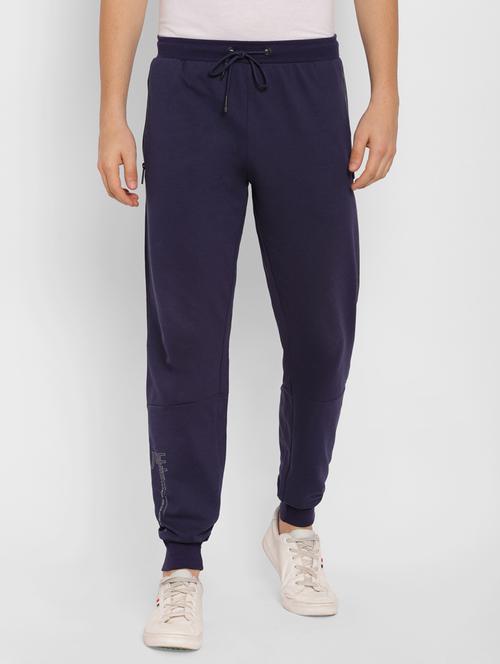 navy blue printed jogger - 17960543 - Very Small Image - 1