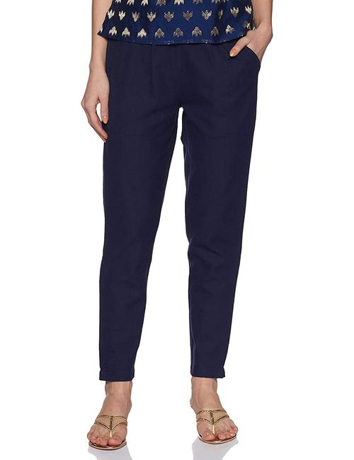 mid rise pleated trouser women - 17960734 - Very Small Image - 1