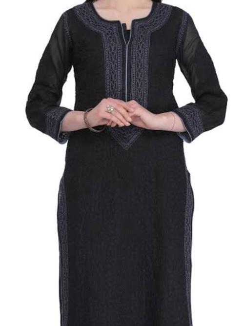 chicken kurti with chicken embroidery for - 17961019 - Very Small Image - 1