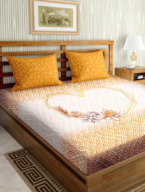 yellow cotton bedsheet - 17961239 - Very Small Image - 1