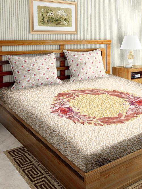 yellow cotton bedsheet - 17961244 - Very Small Image - 1