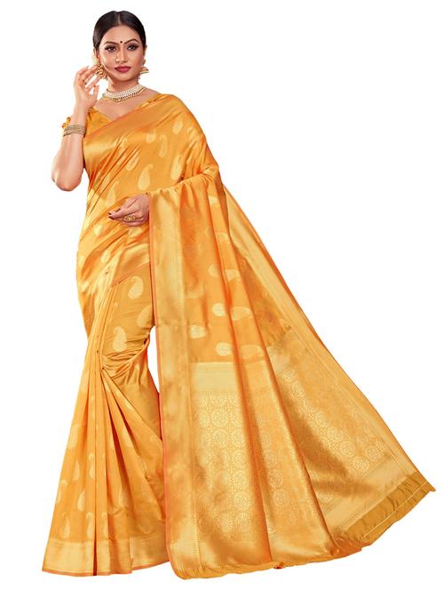 jacquard work woven saree with blouse - 17962643 - Very Small Image - 1