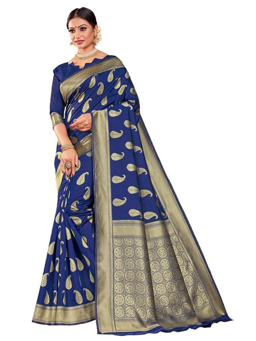 jacquard work woven saree - 17962644 - Very Small Image - 1