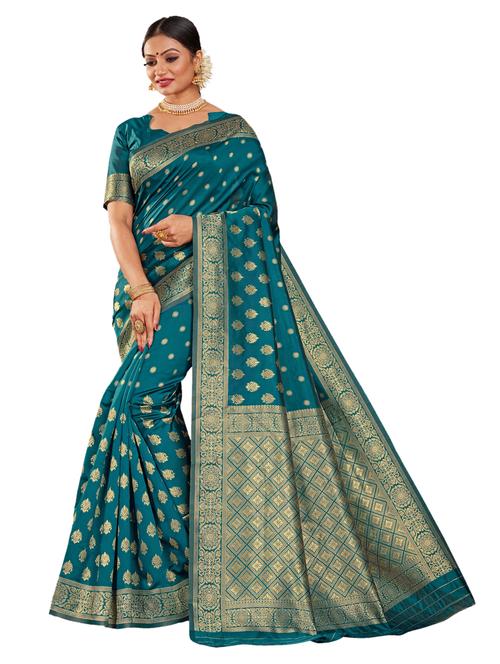jacquard work woven saree - 17962652 - Very Small Image - 1