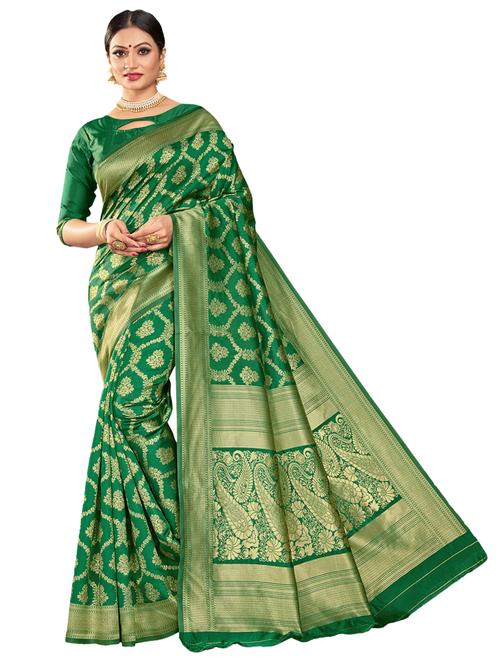 jacquard work woven saree - 17962677 - Very Small Image - 1