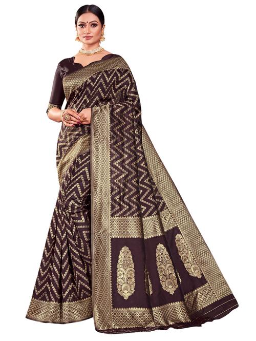 jacquard work woven saree - 17962685 - Very Small Image - 1