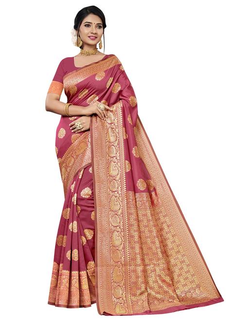 jacquard work woven saree - 17962804 - Very Small Image - 1